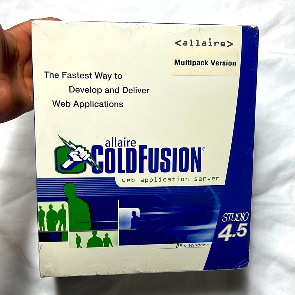 Allaire coldFusion web application studio 4.5 sealed new